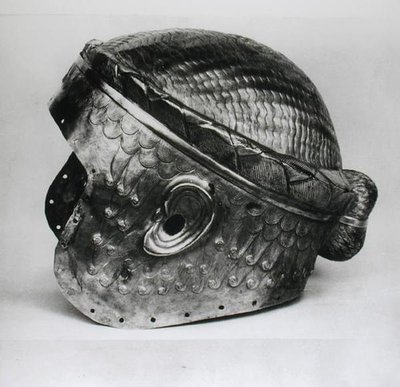 Electrum Helmet of King Mes-Kalem-Dug, c.2500-2400 BC by Sumerian
